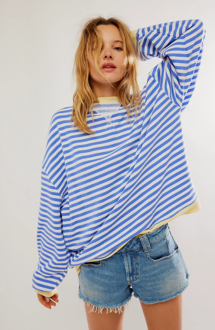 Mana | Pasiasty Oversize'owy Sweter