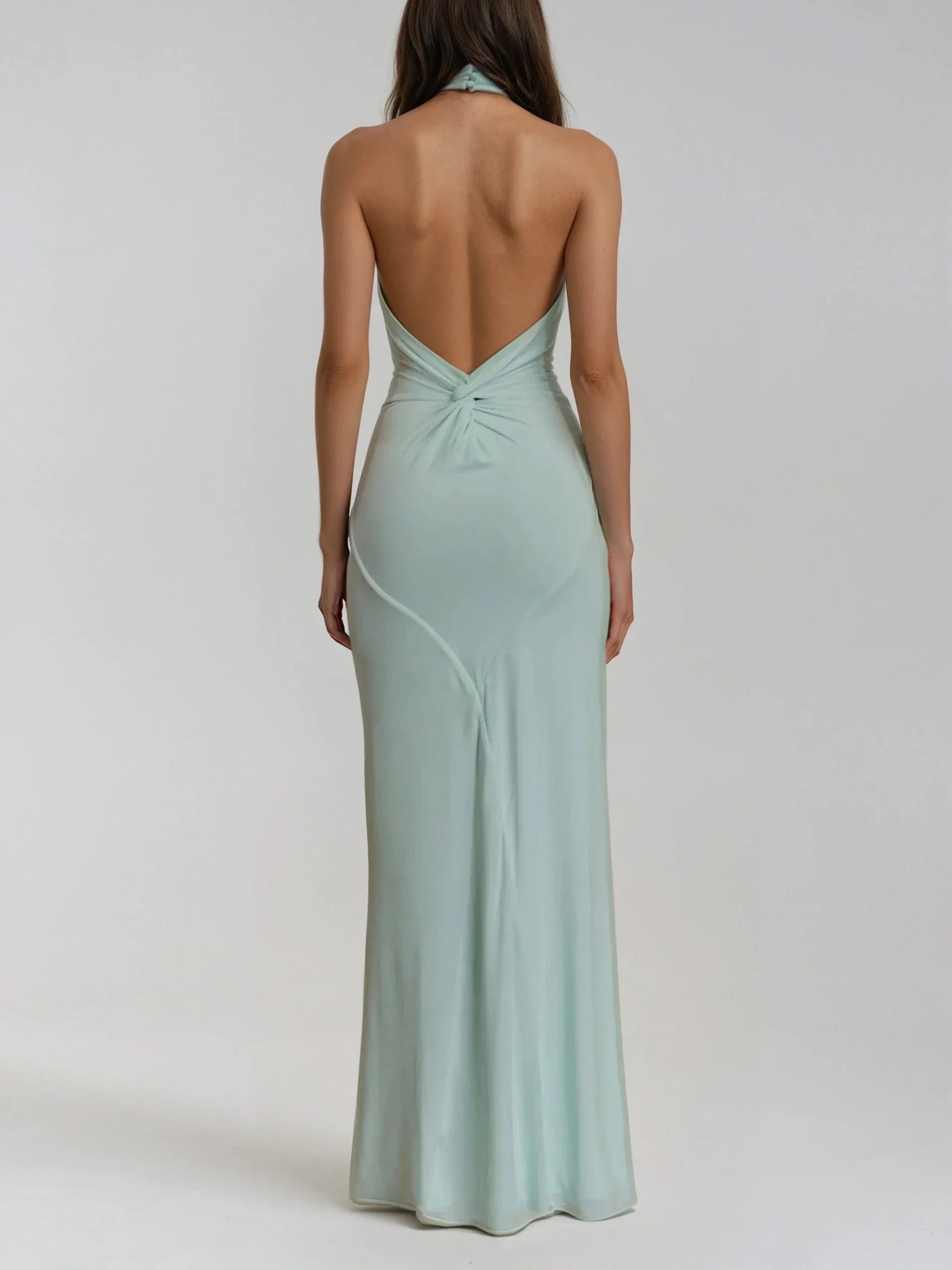 Zuzia | Sukienka Maxi Halter