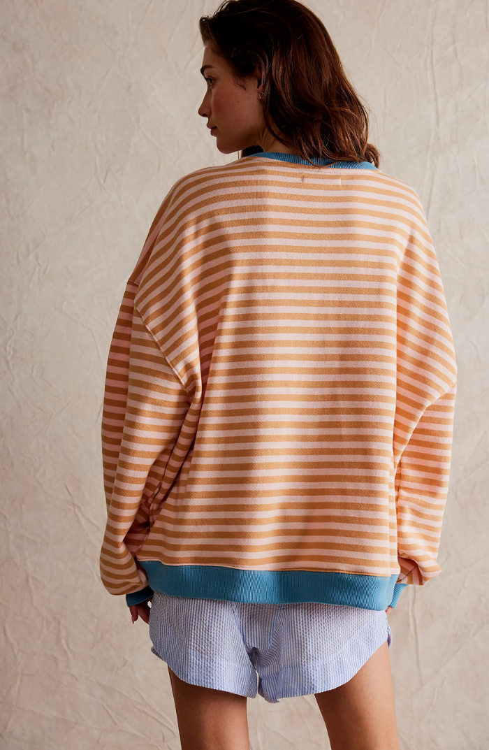 Mana | Pasiasty Oversize'owy Sweter