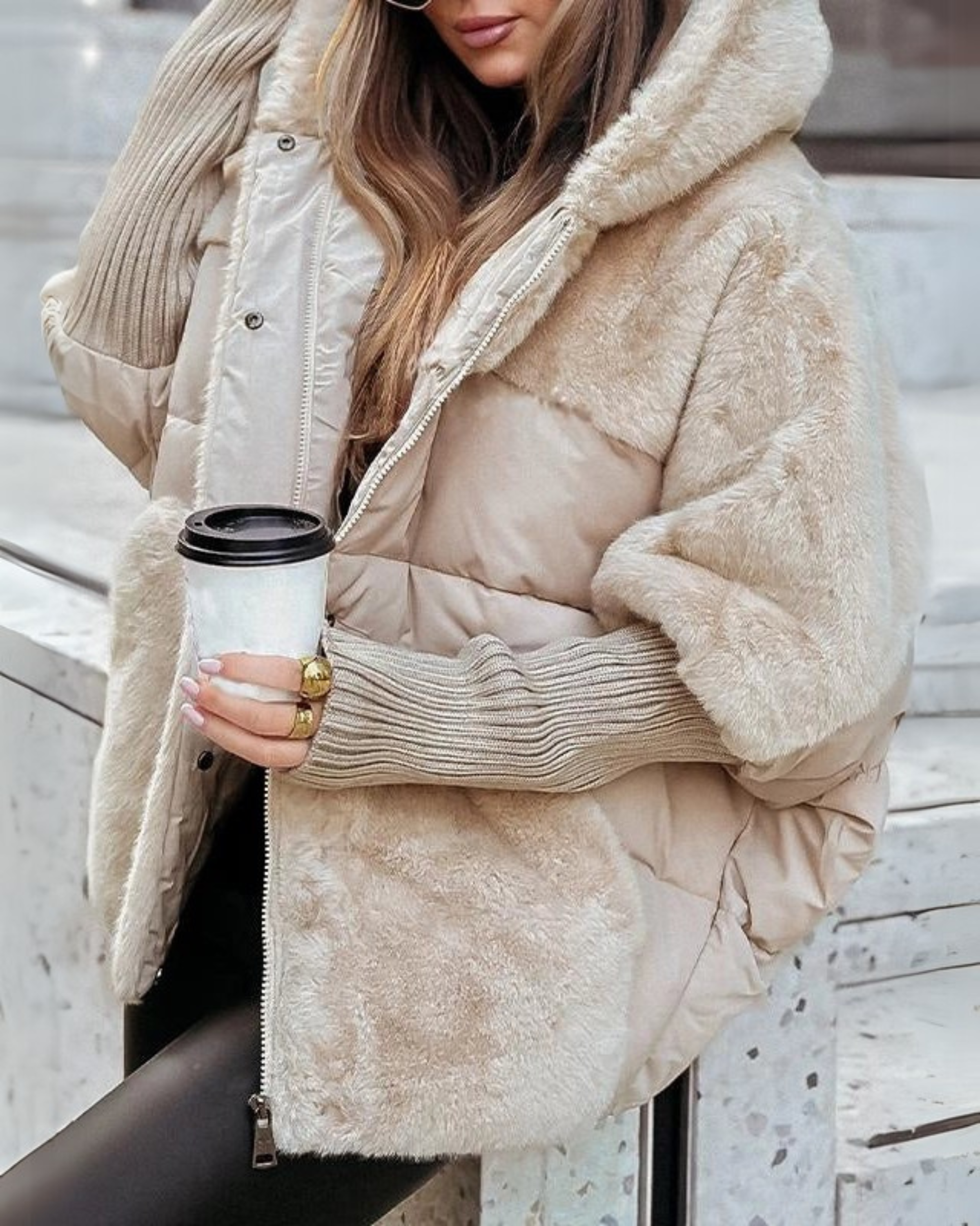 Sarvella™ | Kurtka termiczna z kapturem