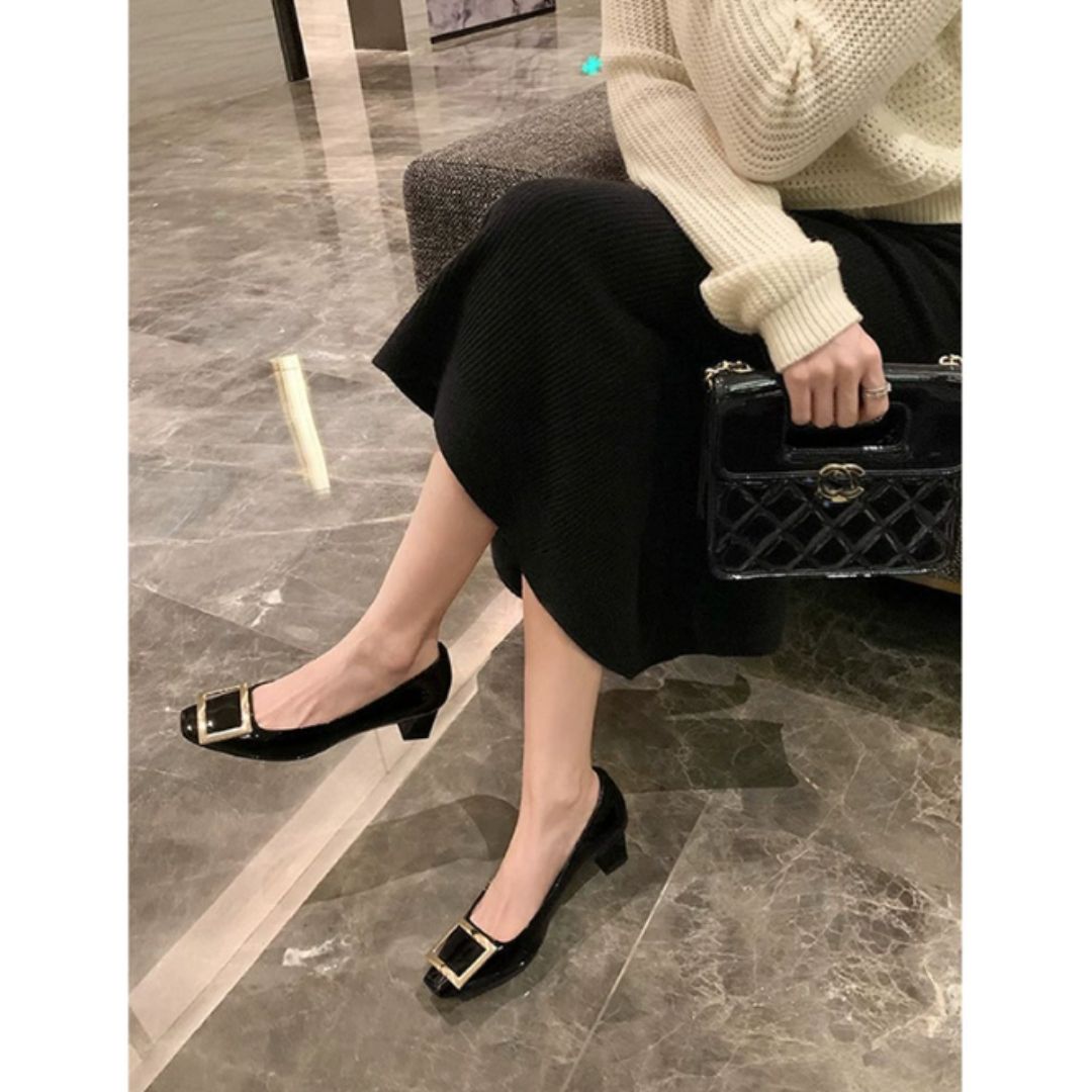 Narella™ | Eleganckie sandały z średnim obcasem i kwadratowym noskiem