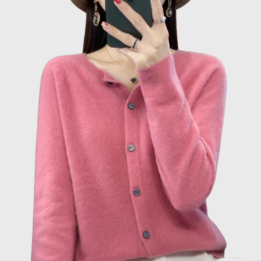 Anna | Kardigan z wełny merino