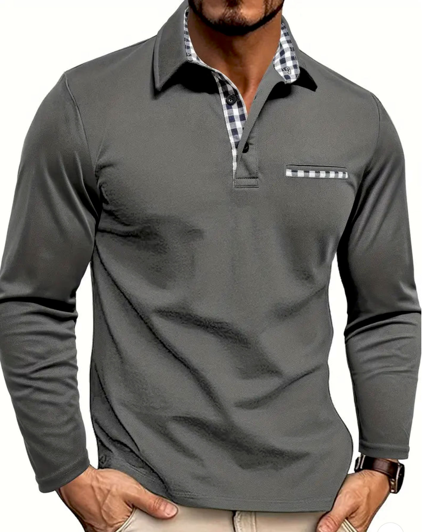 Jason™ - Koszula polo z długim rękawem