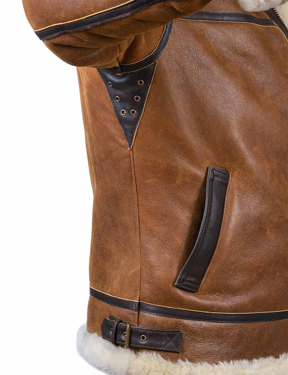 Aron™ | Kurtka Bomber z Kapturem z Futrem