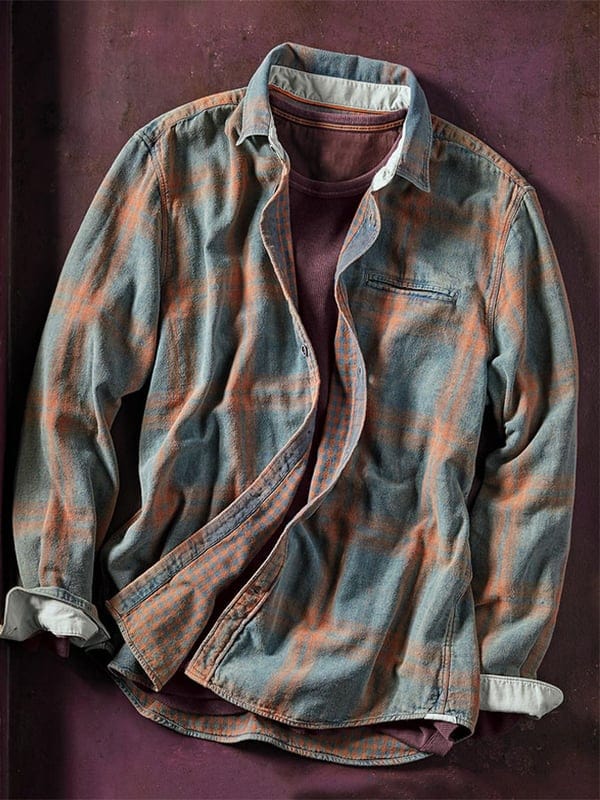 Zane | Koszula w Kratę z Tie-Dye