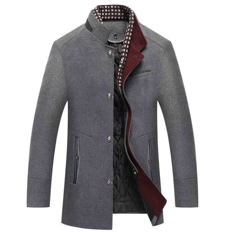 Armani | Zimowy Płaszcz Wełniany