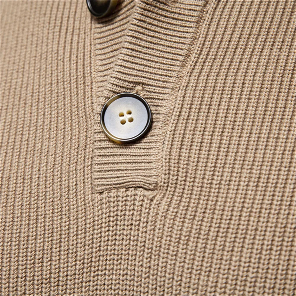 Reuben™ – Męski sweter zapinany na guziki