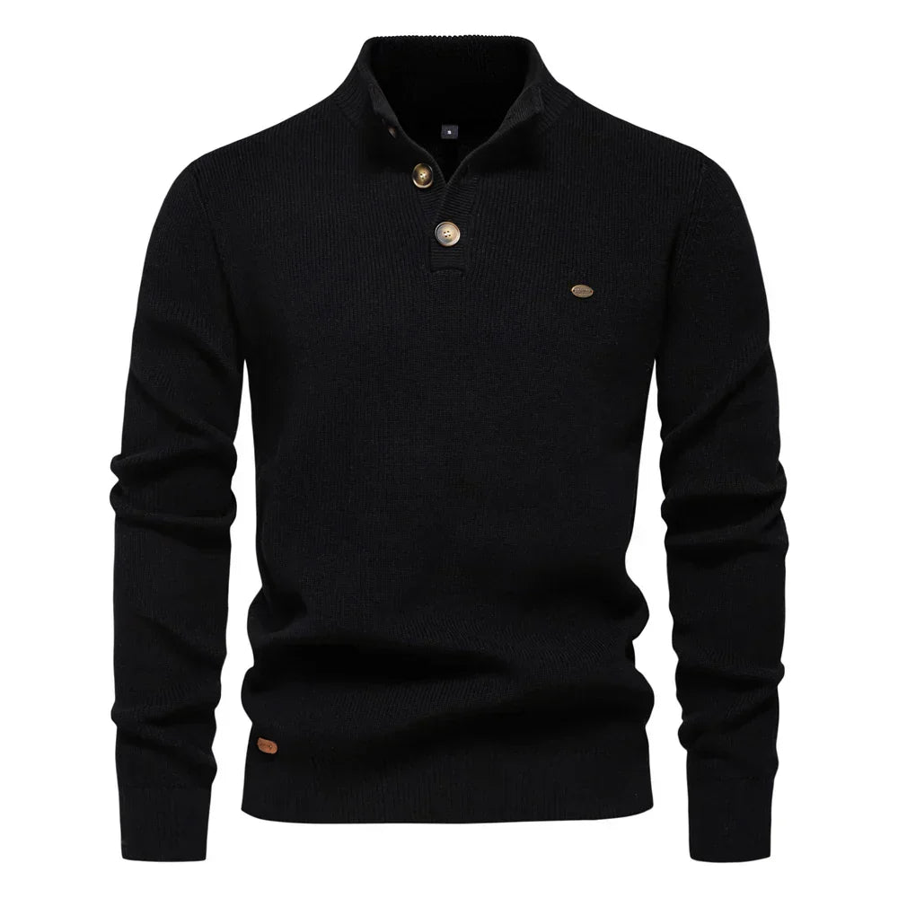 Reuben™ – Męski sweter zapinany na guziki