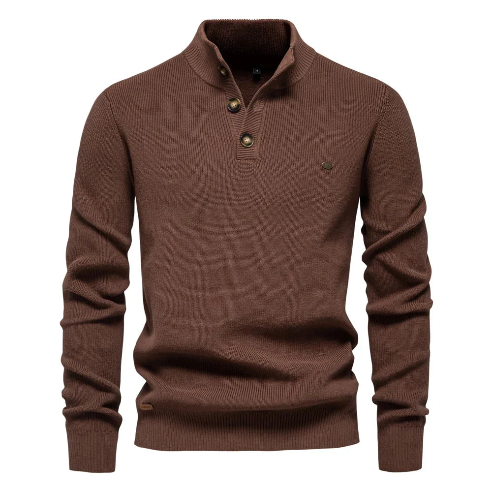 Reuben™ – Męski sweter zapinany na guziki
