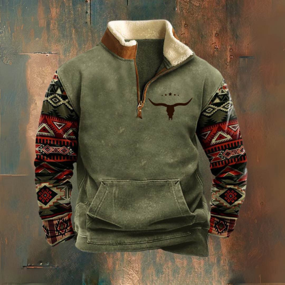 Yellowstone Rodeo — Kurtka Sherpa z półzamkiem