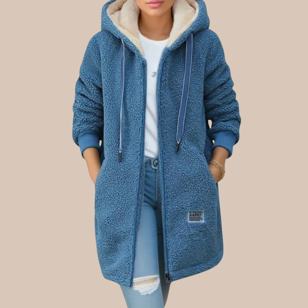 Jean | Pluszowy Długi Płaszcz