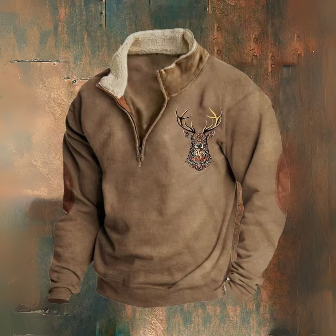 Laurent - Sweter z półzamkiem