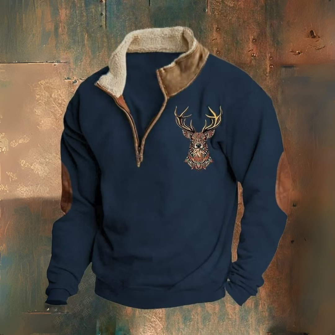 Laurent - Sweter z półzamkiem