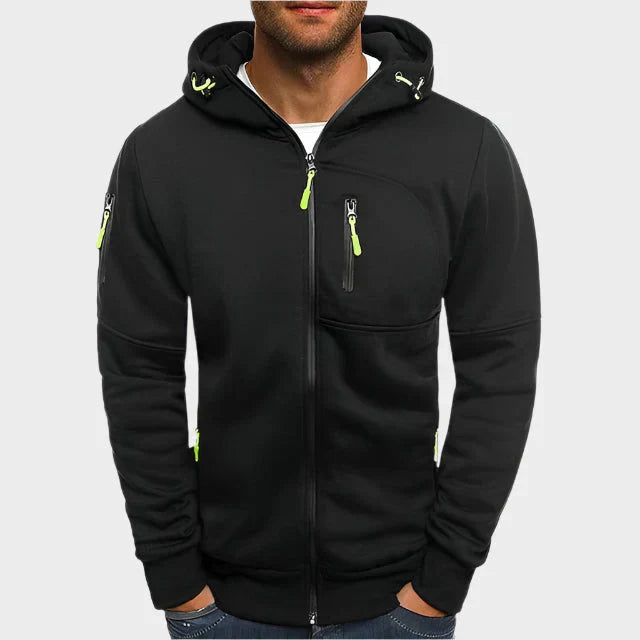 Guy™ – Stylowa kurtka hoodie z praktycznym zamkiem