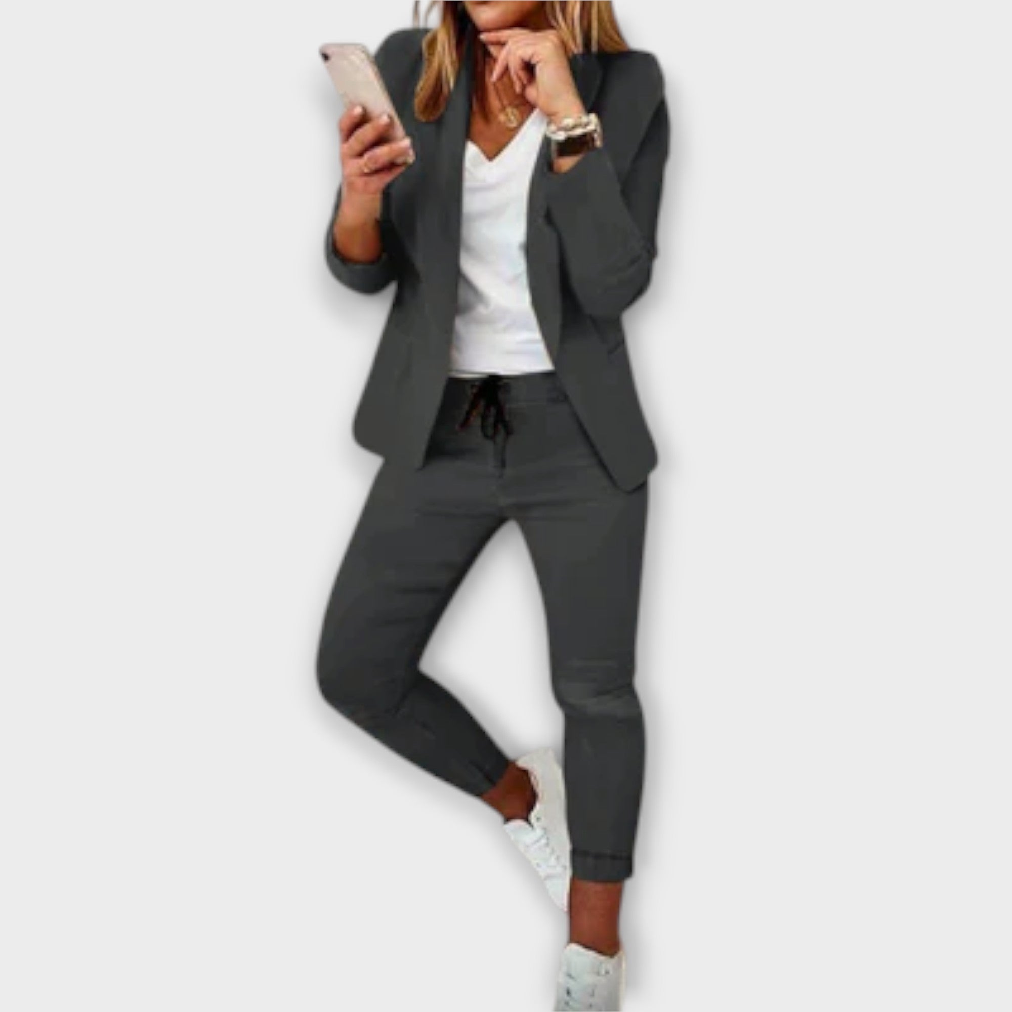 Lyselle | Elegancki Zestaw Żakietowy