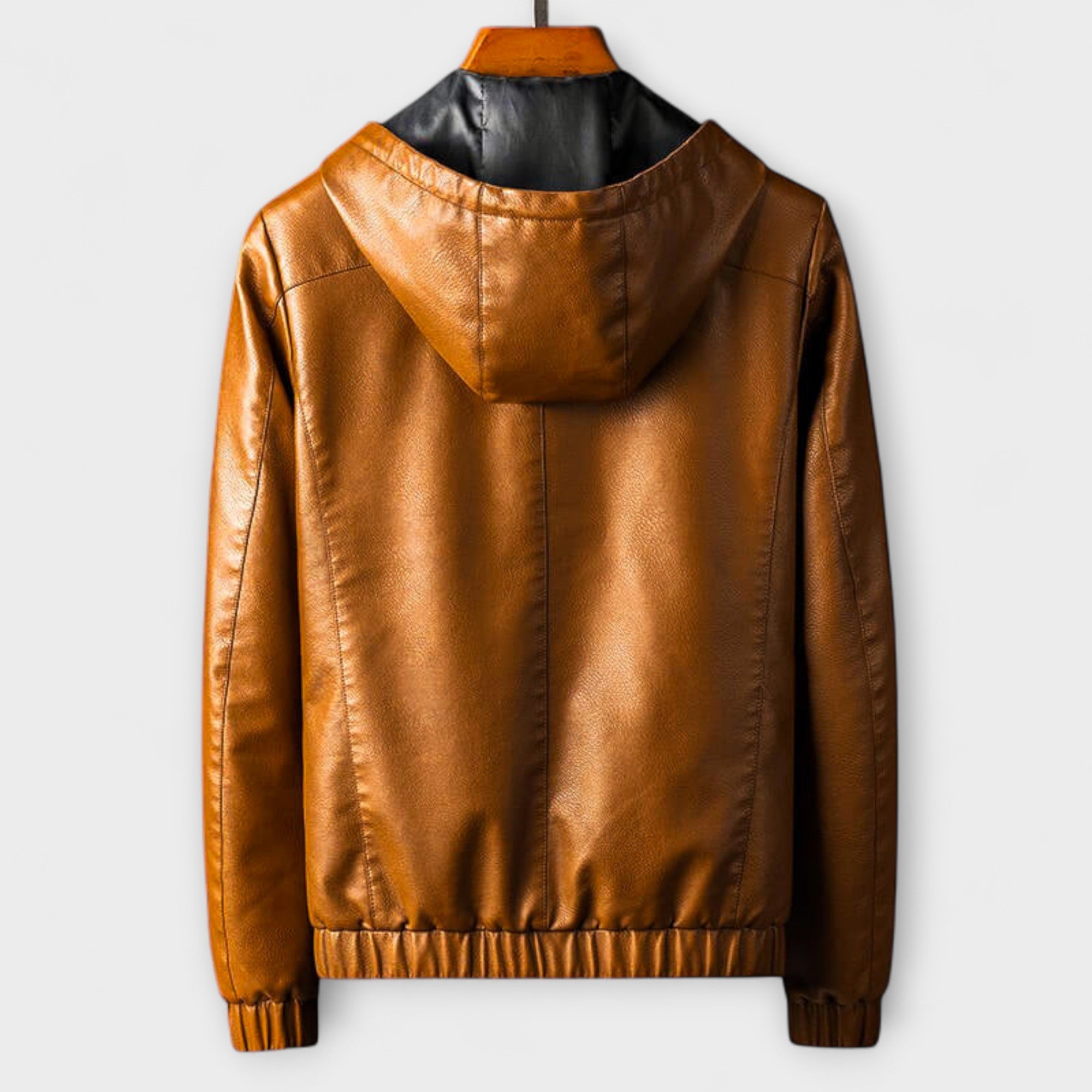 Kurtka Eco-Skórzana z Kapturem