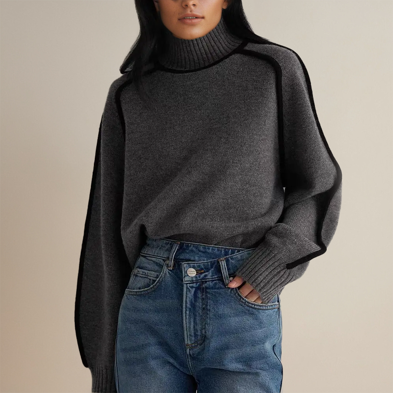 Lara | Sweter damski z golfem