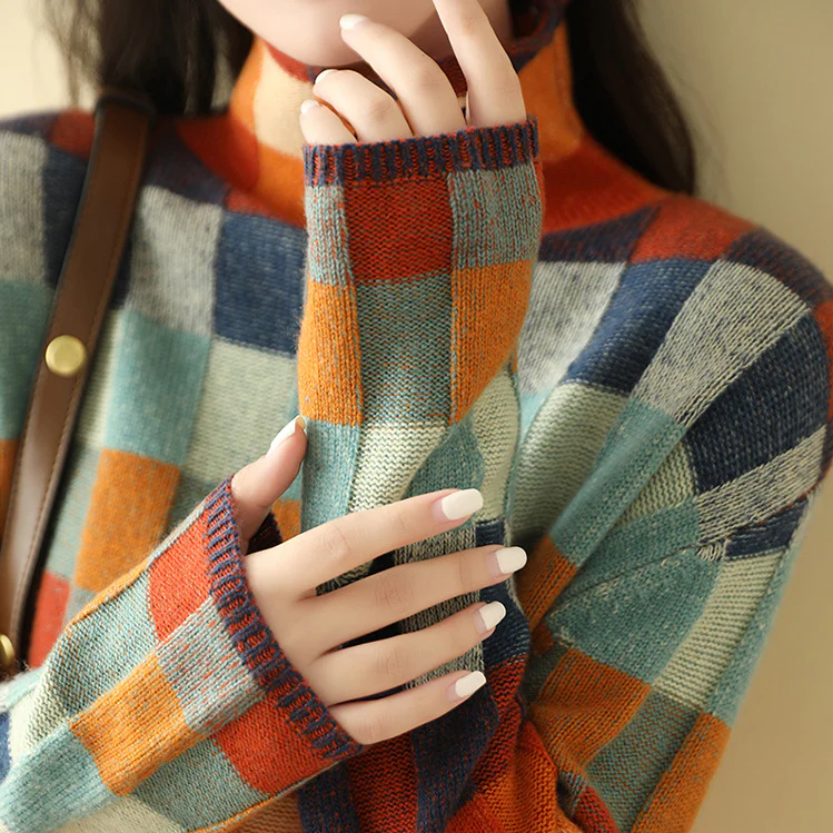 ANNA | Sweter z golfem