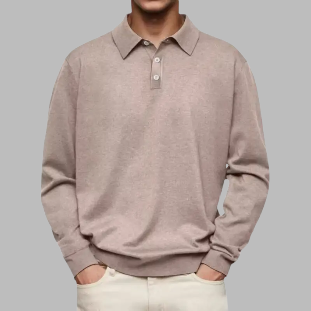 Andrew | Casual Long Sleeve Polo