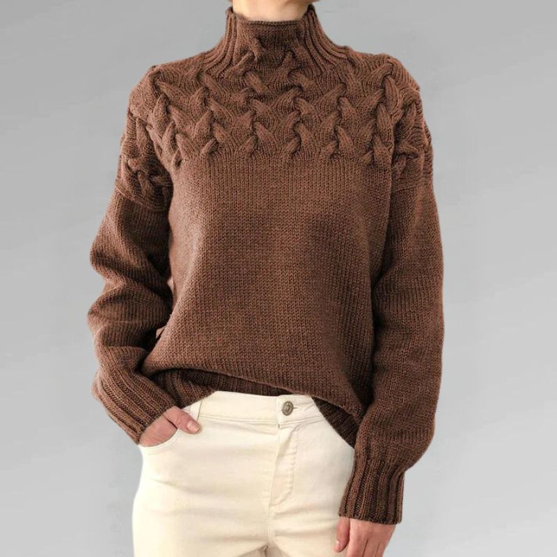 Erika | Sweter z golfem